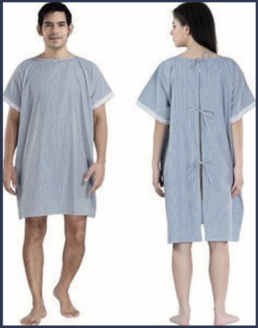 Patient Gown — Scanda Enterprises, medical supplies Moosapet Hyderabad